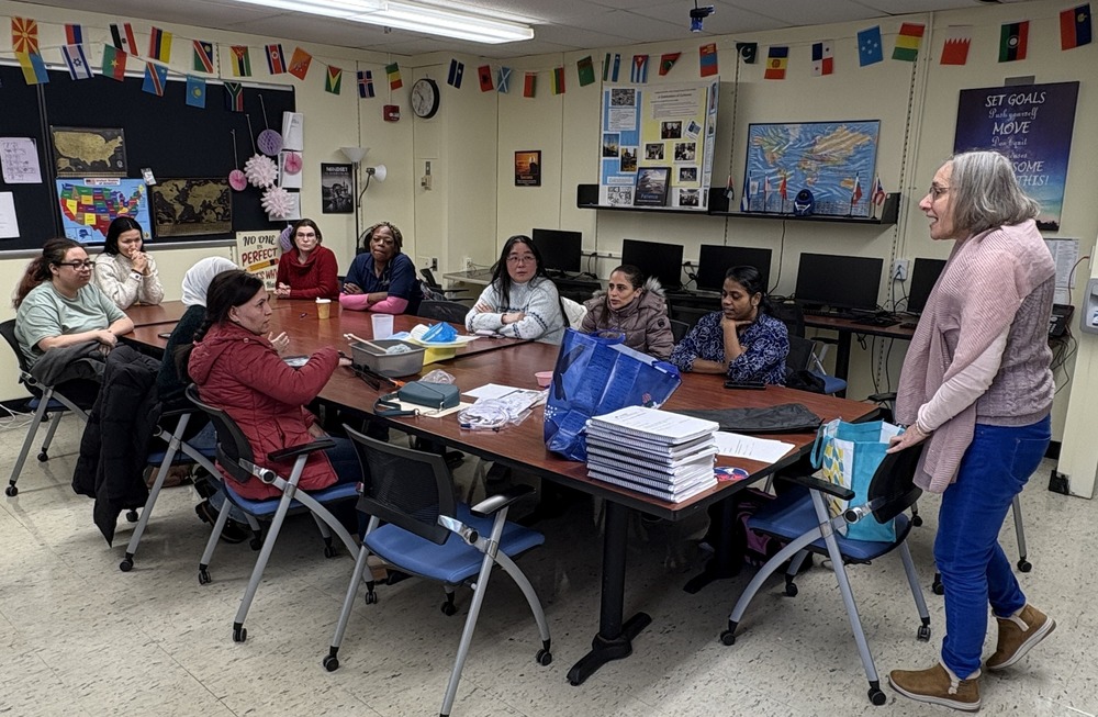 CNA students in class