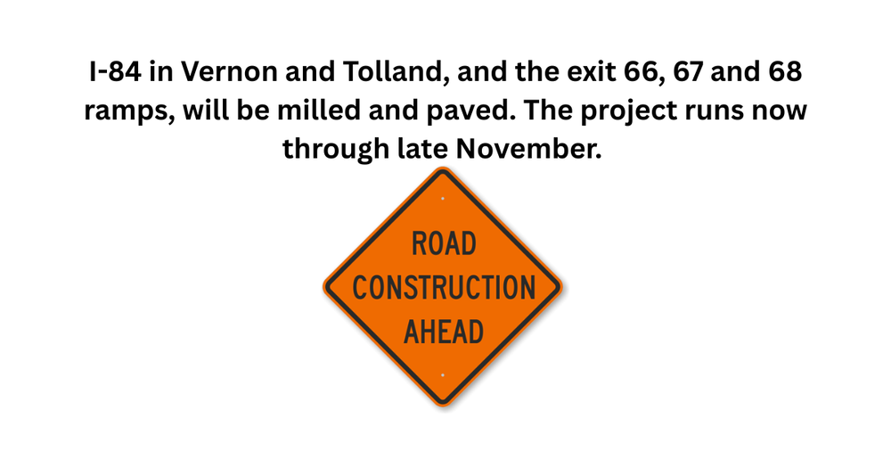 Road construction ahead