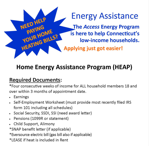 Energy assistance information English