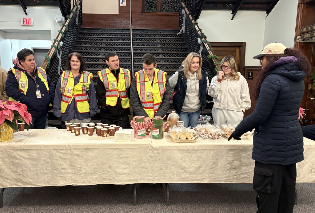 Fire department auxiliary handling refreshments