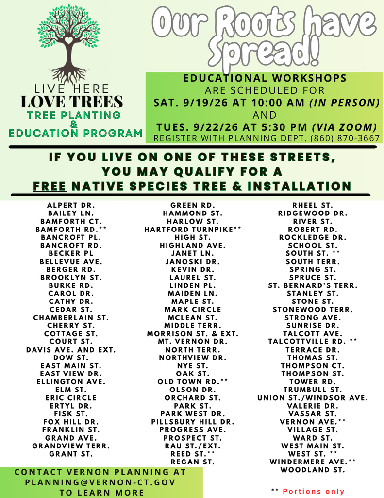 Live Here - Love Trees program