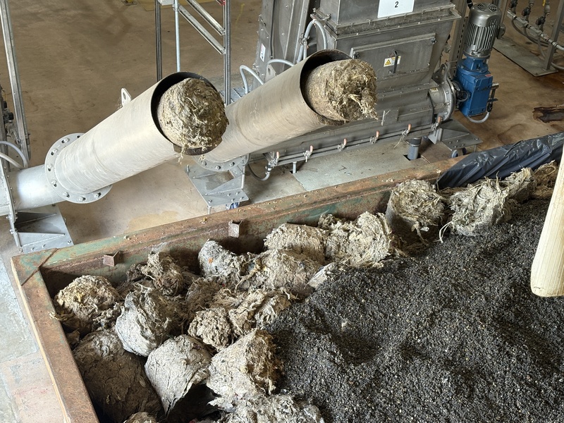 waste at sewer plant