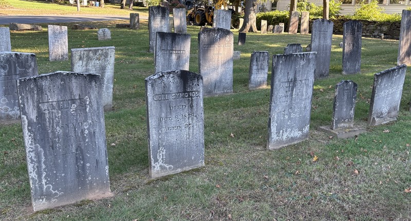 Grave stones at South Cemetery