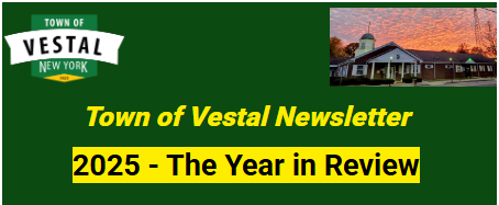 Town of Vestal Newsletter Screenshot