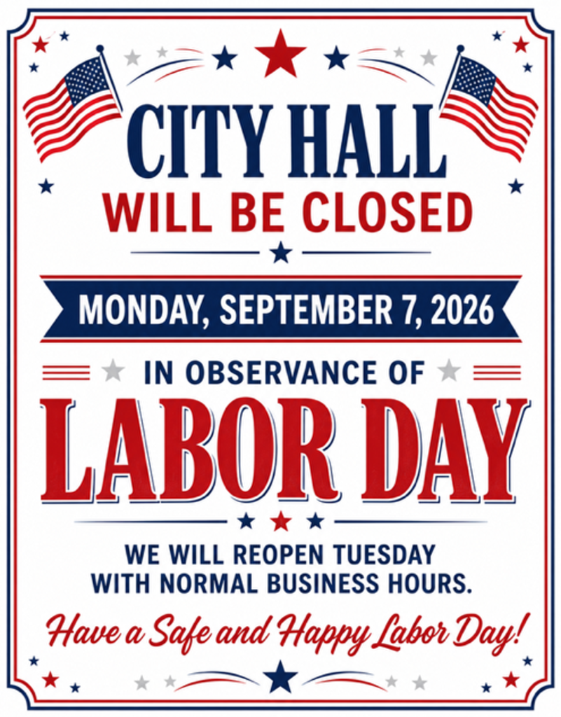 Labor Day Closure