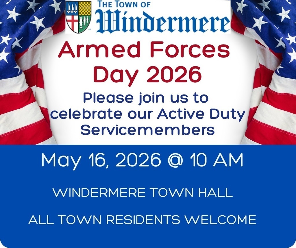 Armed Forces Day Celebration, May 16 at 10AM - Town Hall