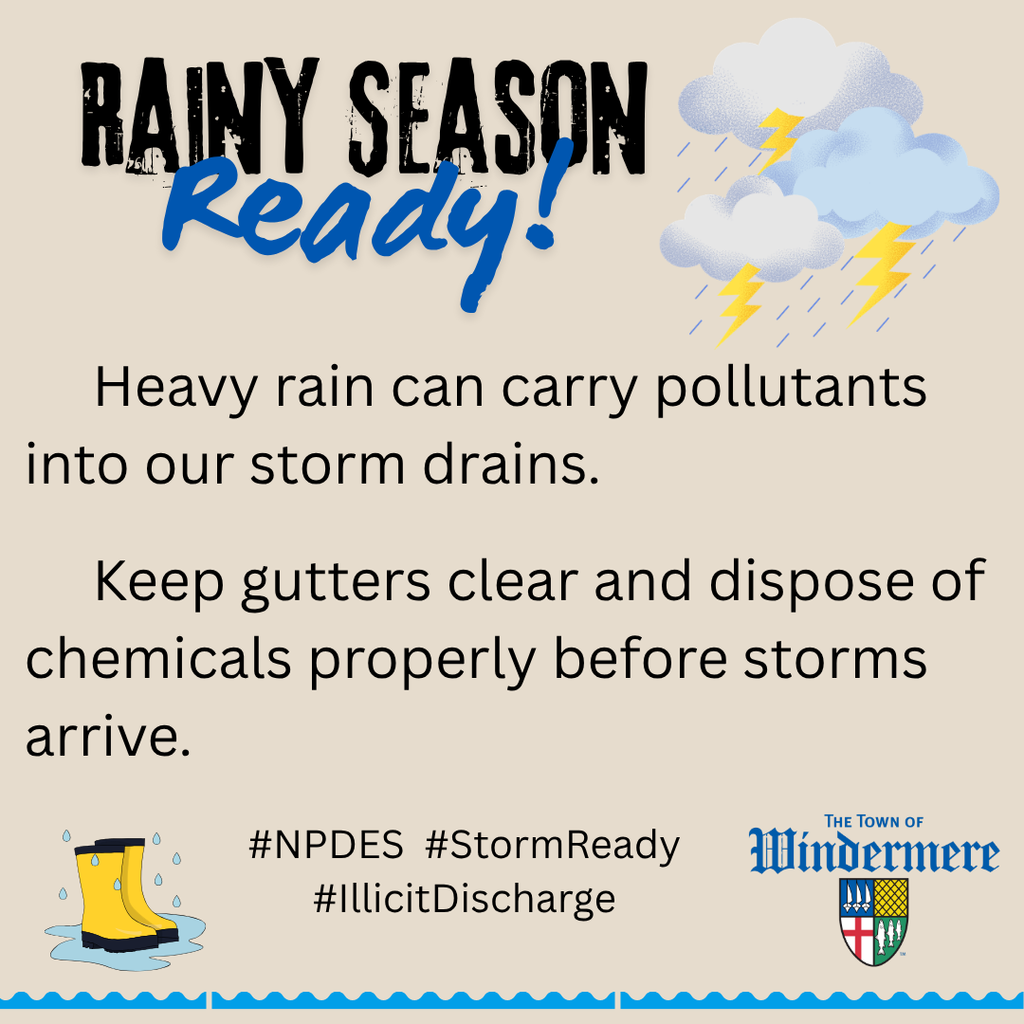 NPDES Outreach / Stormwater: Rainy Season June 2026