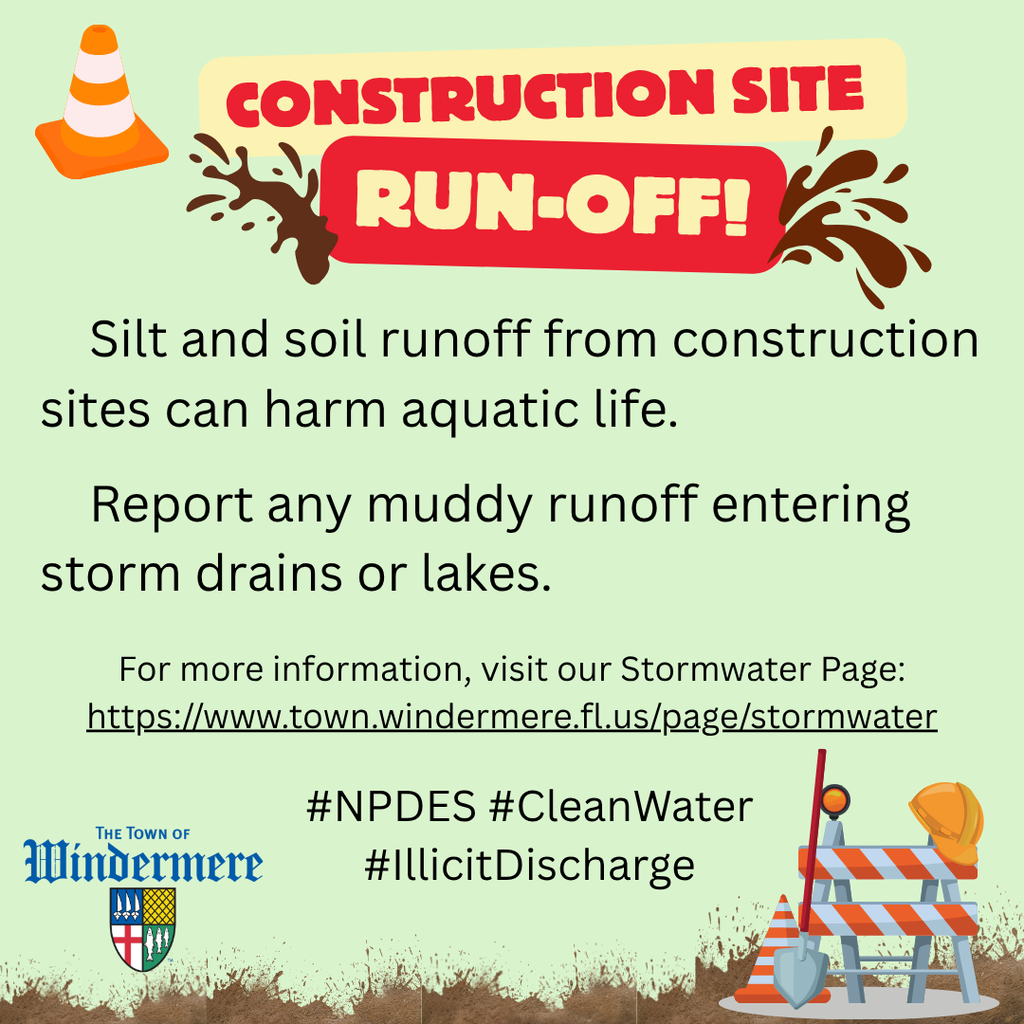 NPDES Outreach / Stormwater Construction Site Run-Off August 2026