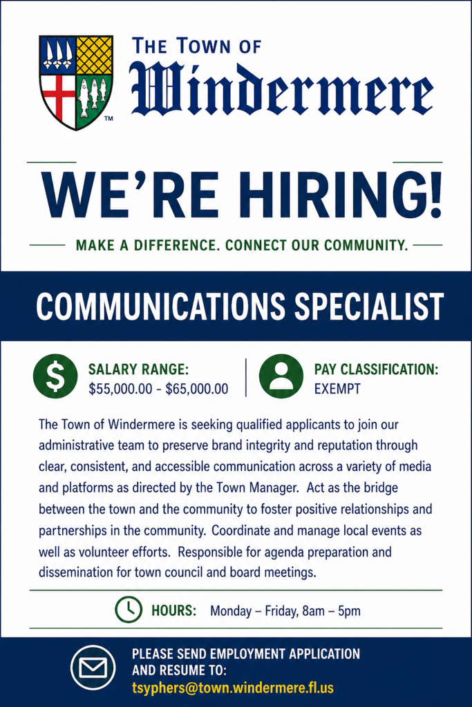 Hiring Communications Specialist