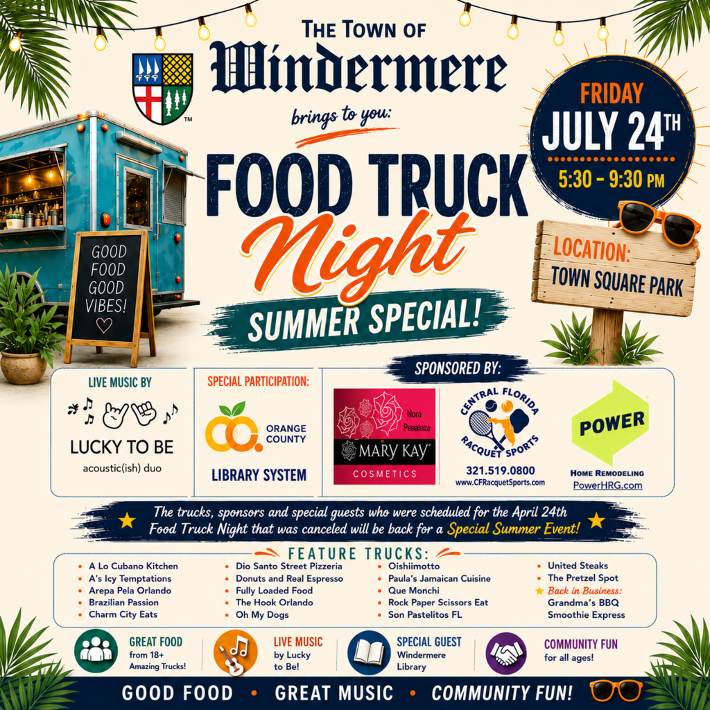 Food Truck July 24 Summer Special 