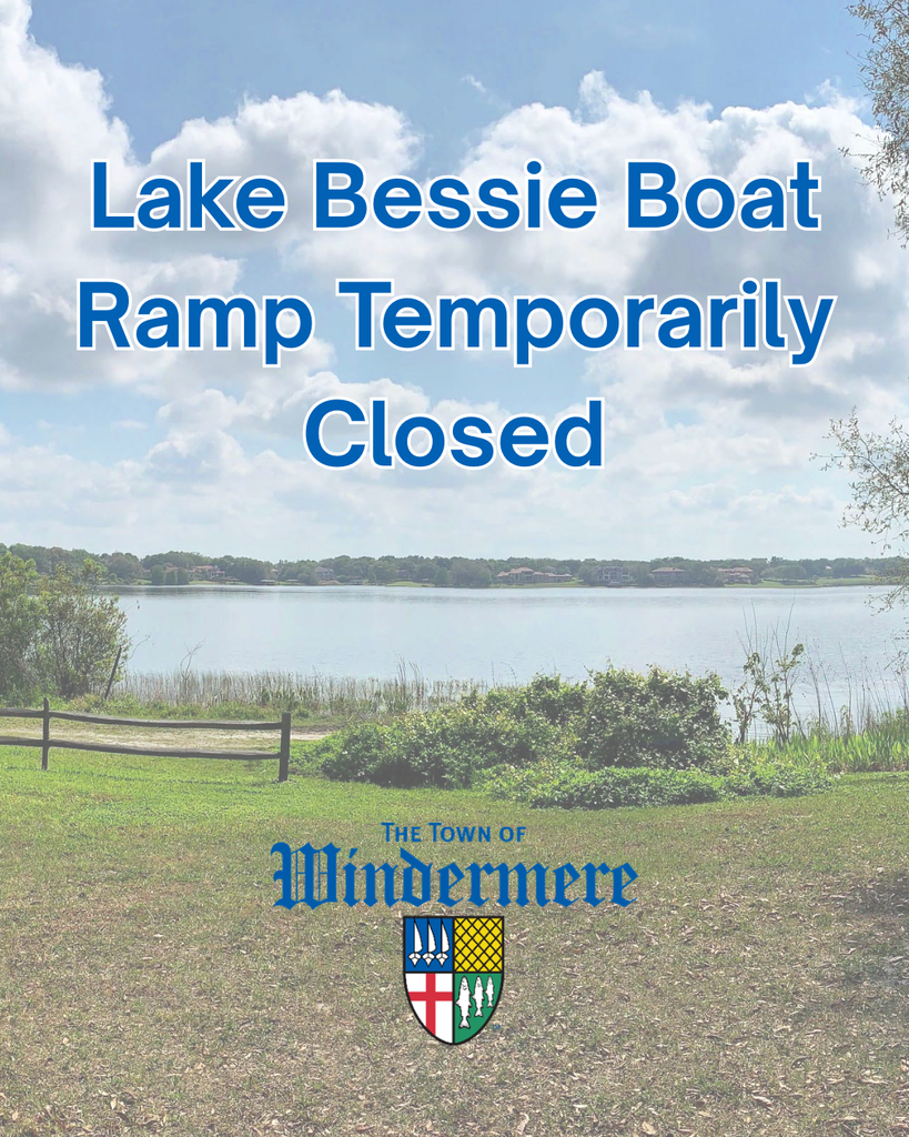 Lake Bessie Boat Ramp temporarily closed