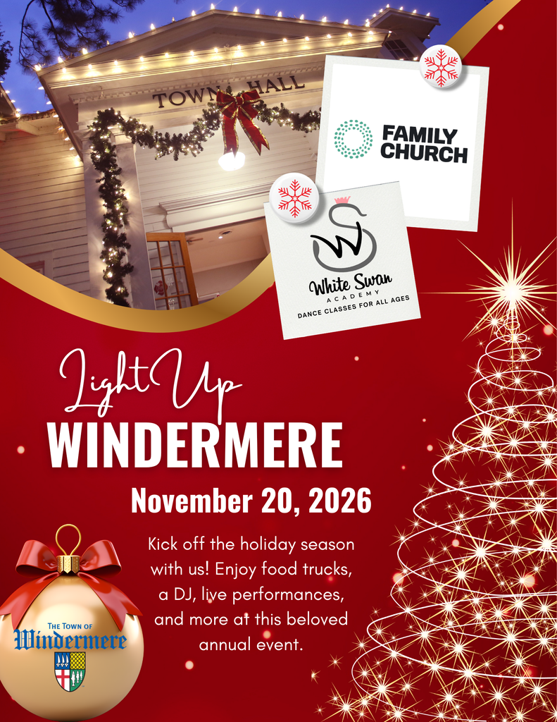 Light Up Windermere returns on Friday, November 20th.