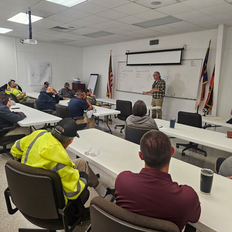 public works crew at the fire dept 