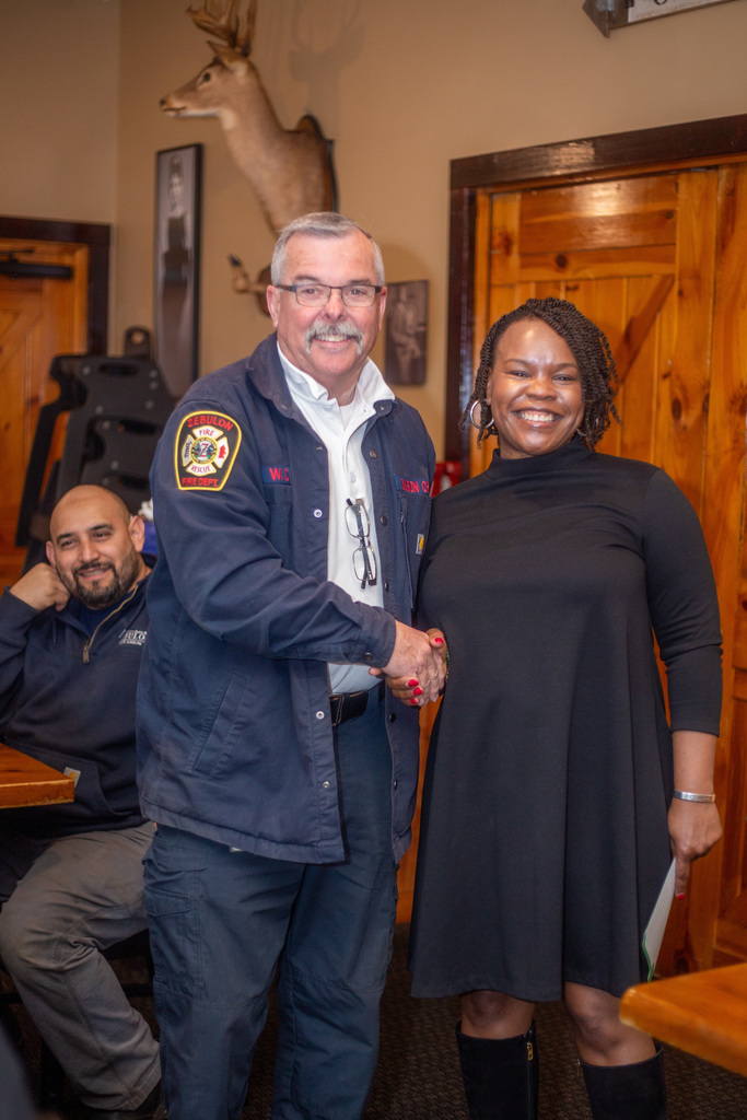 town manager and fire fighter