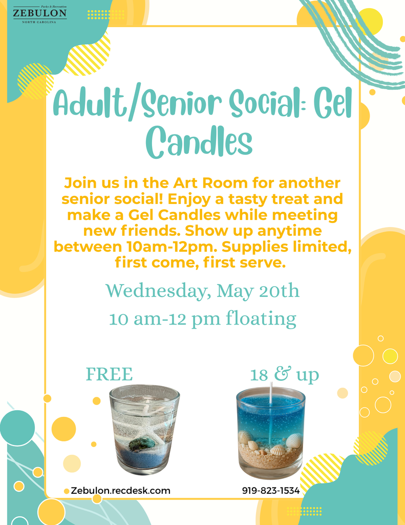 adult social at the community center 
