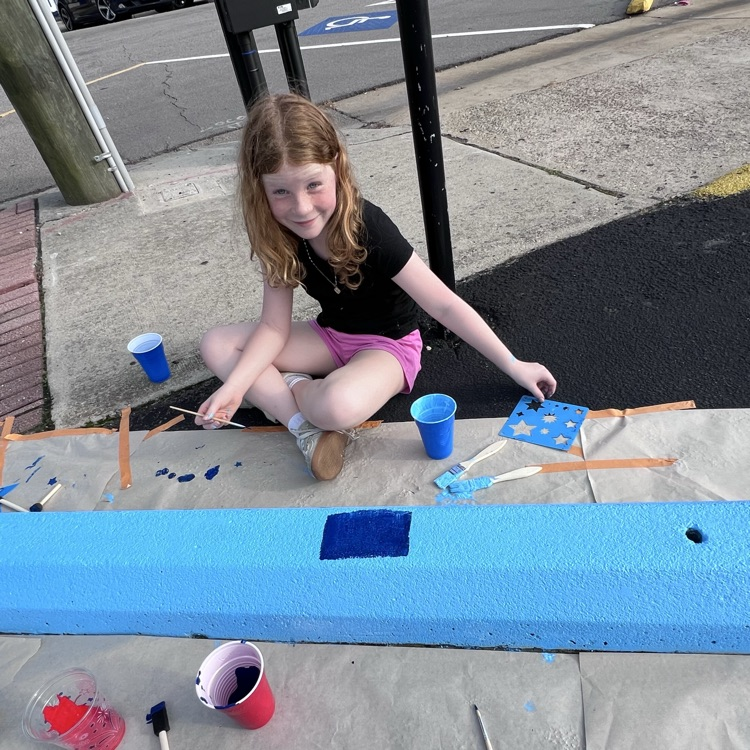 painting wheel stops 