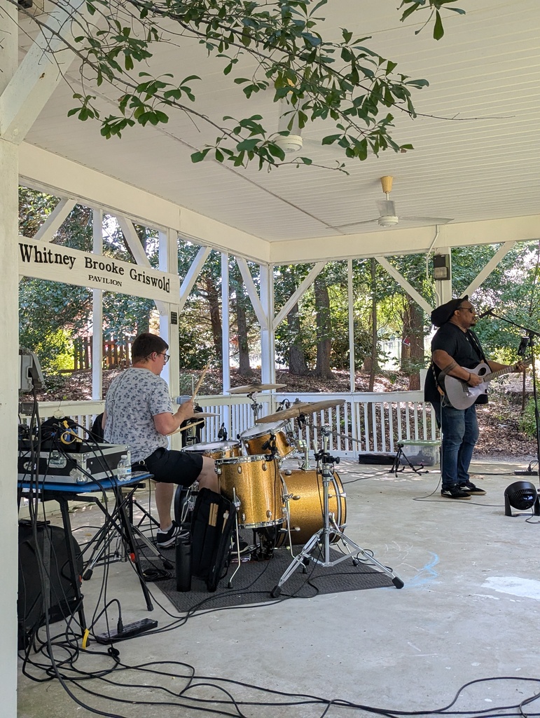 Band playing at Whitley Park.