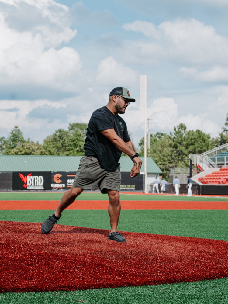 koh throwing a ball