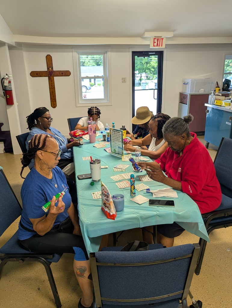 People playing bingo.