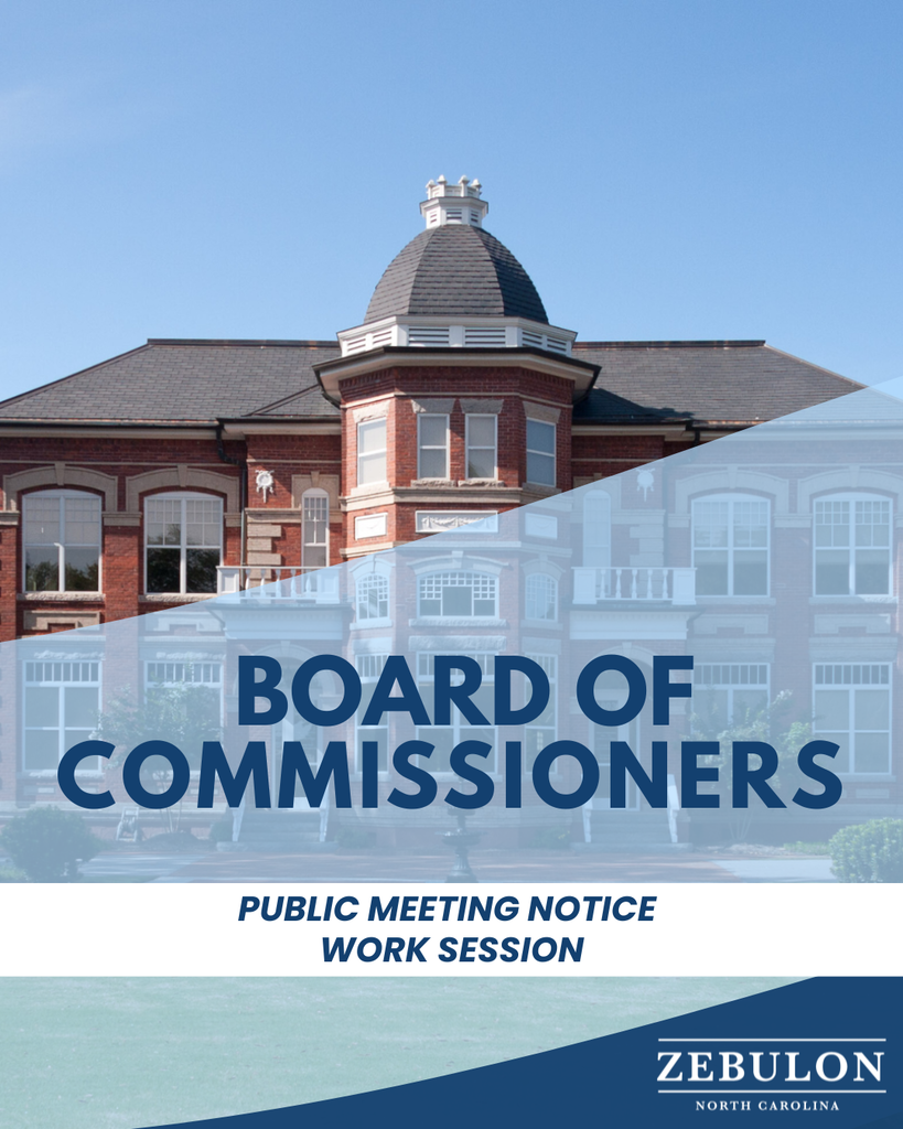 TOZ BOC Public Meeting Notice Work Session