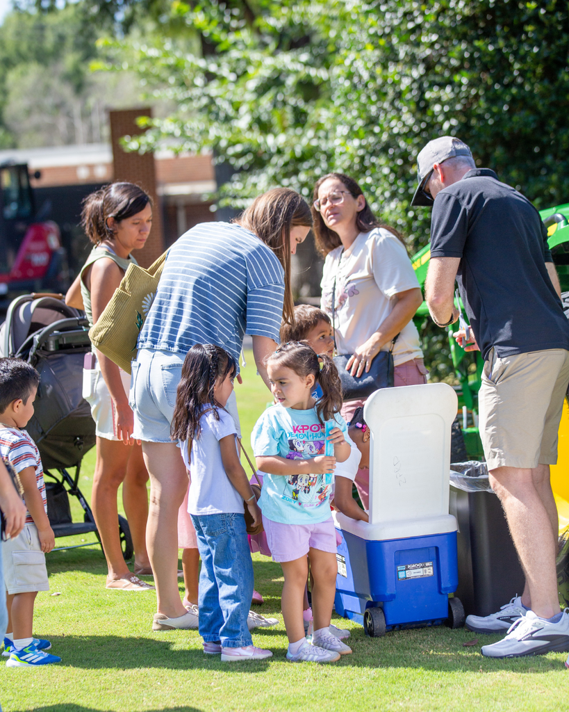 cooler, popcicles, and children