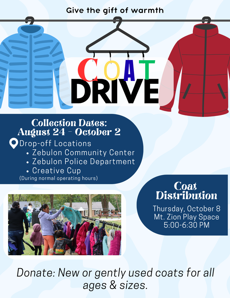 coat drive flyer