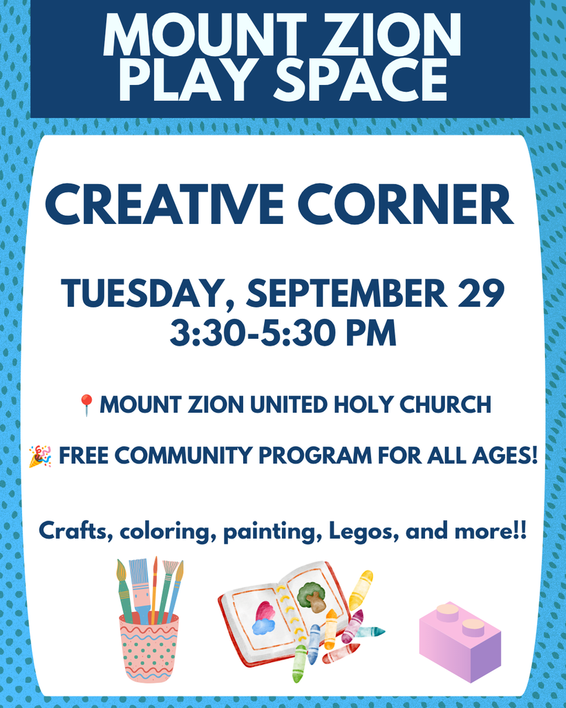 Mount Zion Play Space Flyer