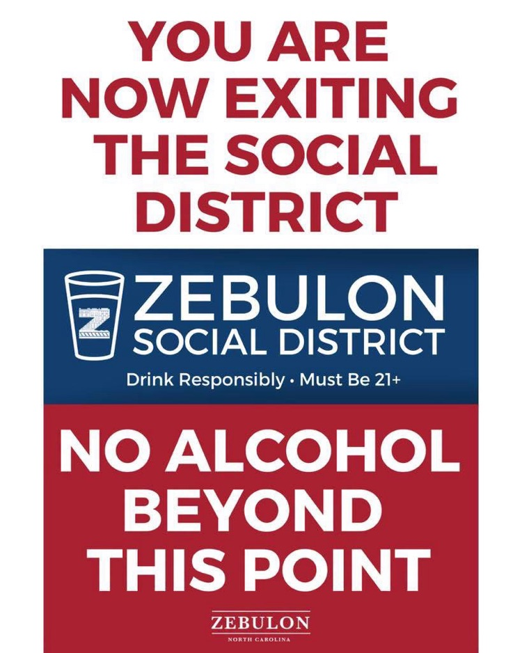 social district signage