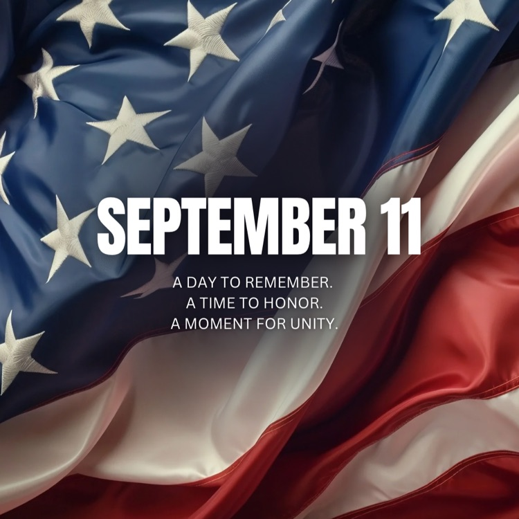 September 11 on the American flag