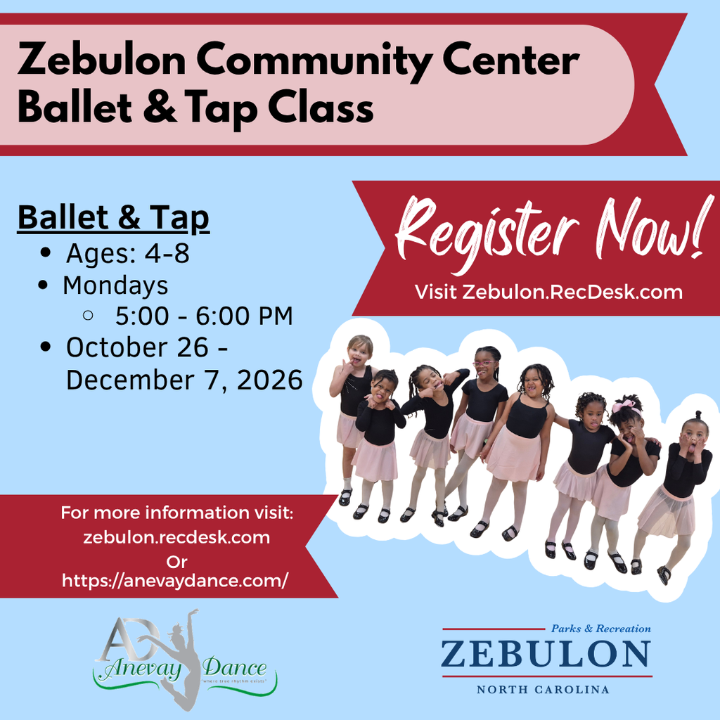 ballet and tap class Oct. 26- Dec. 7