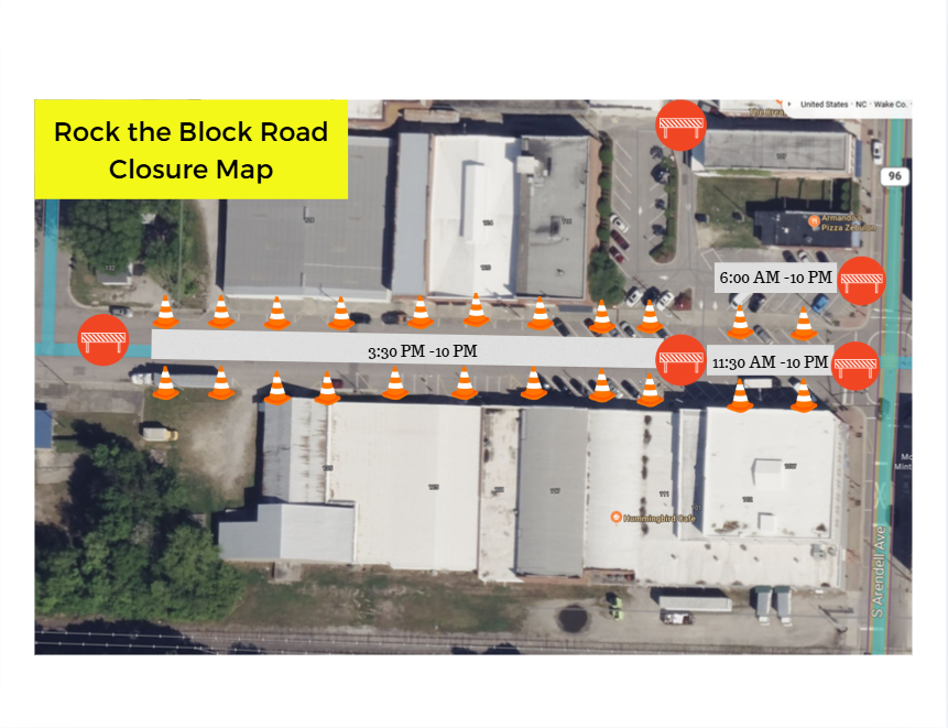 road closure map