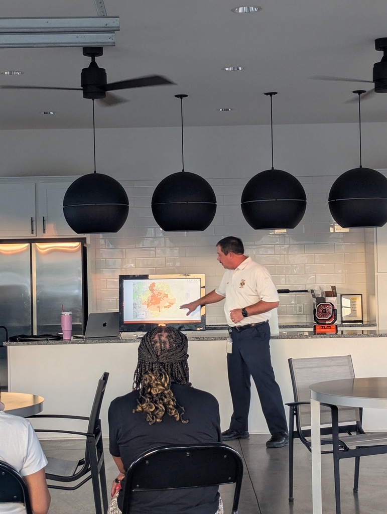 fire chief talking to people