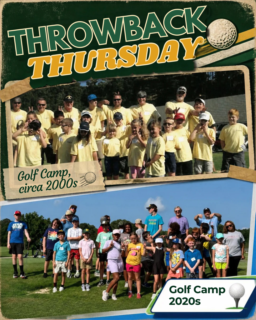 Throwback golf camp pictures