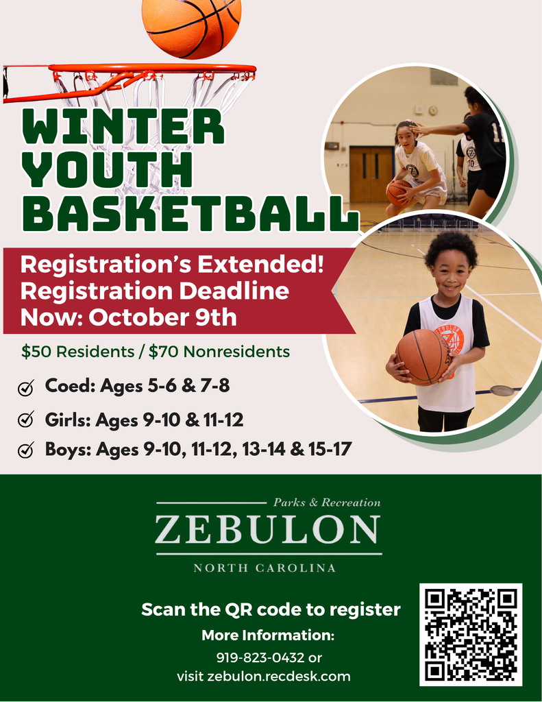 English Basketball Registration flyer