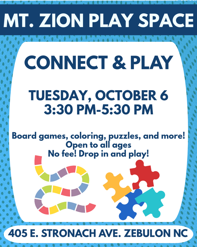 Mount Zion Play Space Flyer