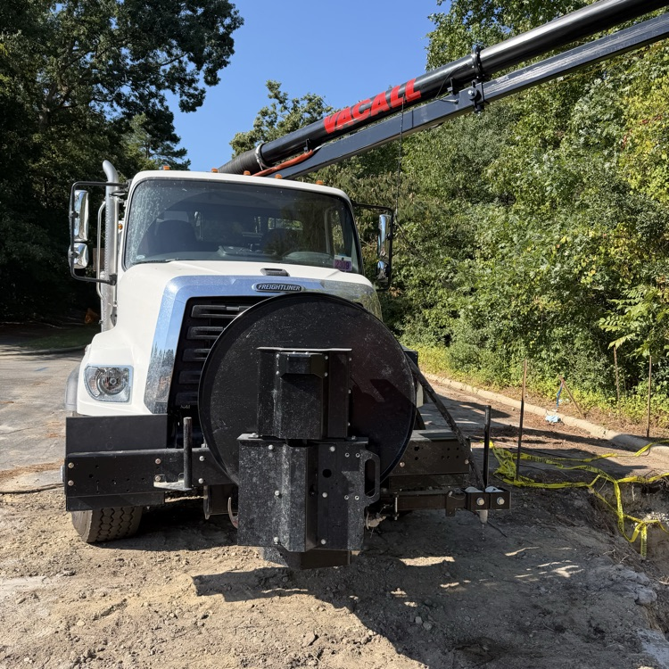 truck and pipe 