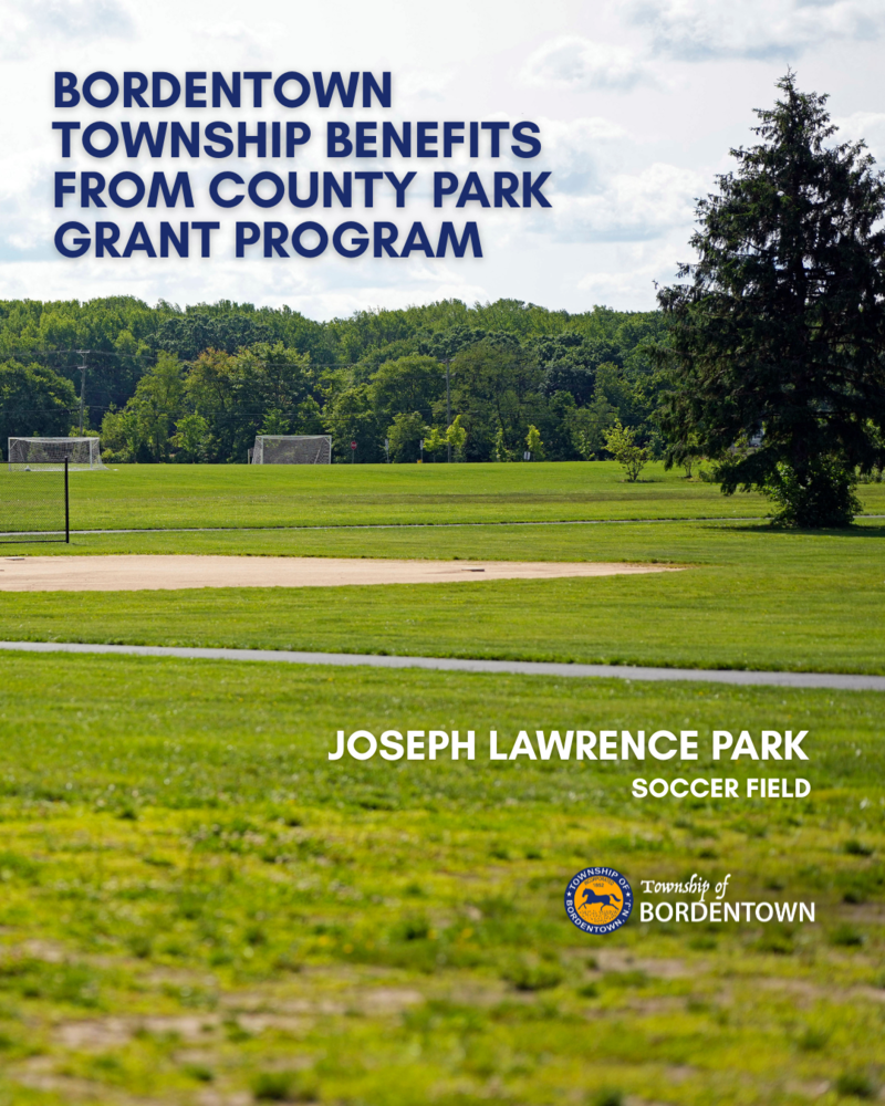Bordentown Township Benefits From County Park Grant Program
