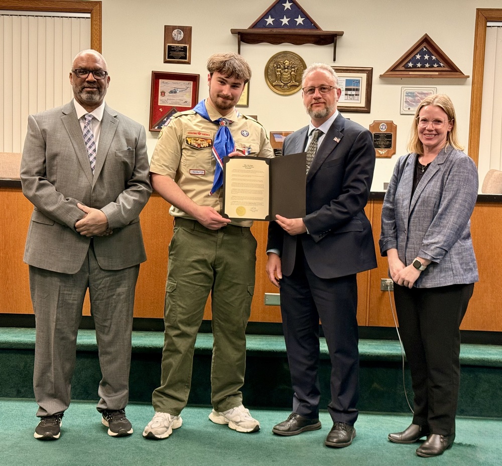 Bordentown Township Recognizes Michael James Kelly, Eagle Scout / Troop 13