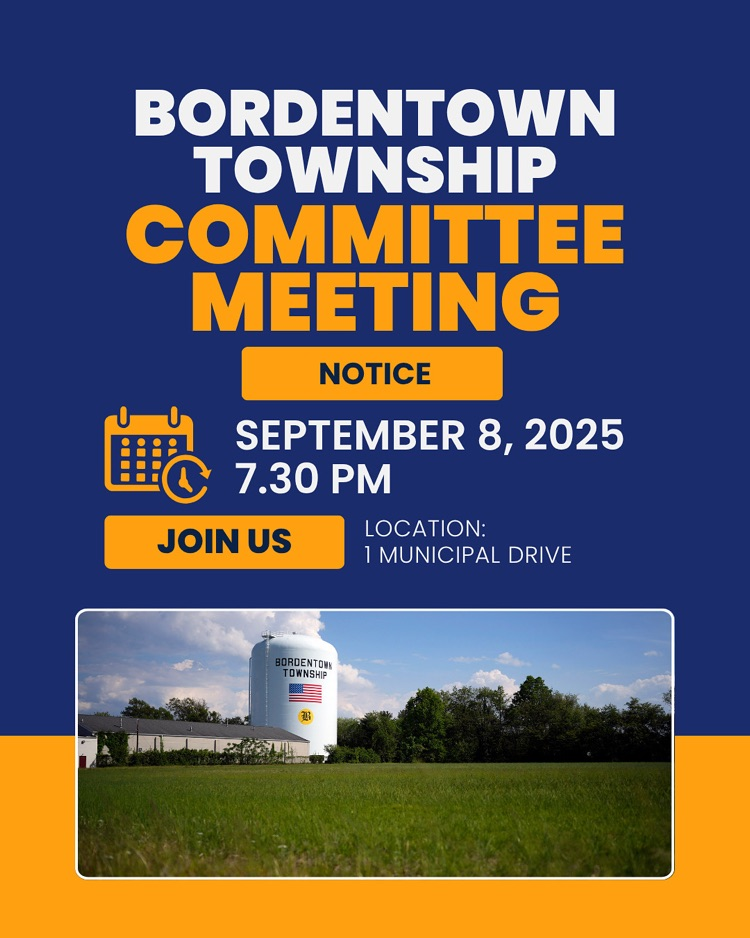 Township Committee Meeting on 9/8