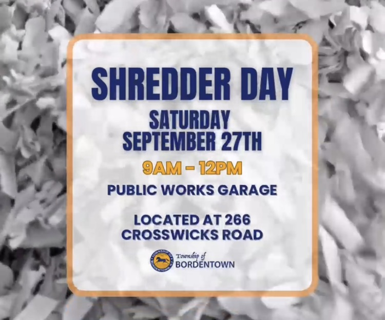 Shredder Day: September 27, 2025