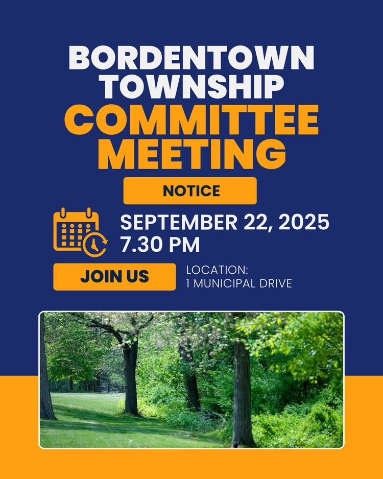Bordentown Township Committee Meeting 9/22