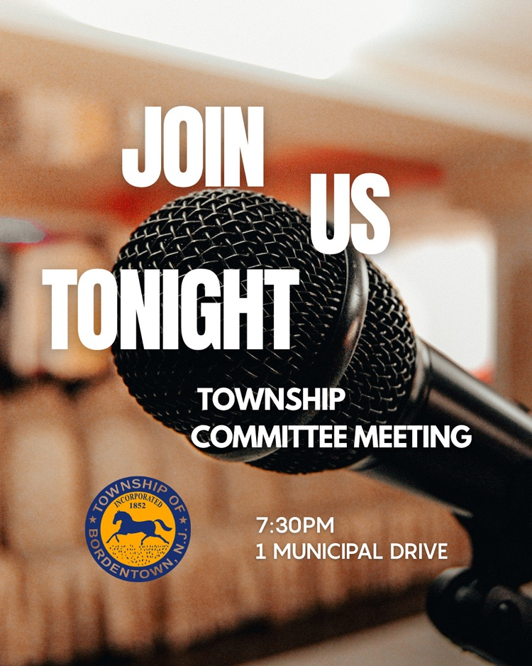 Township Committee Meeting on 9/22