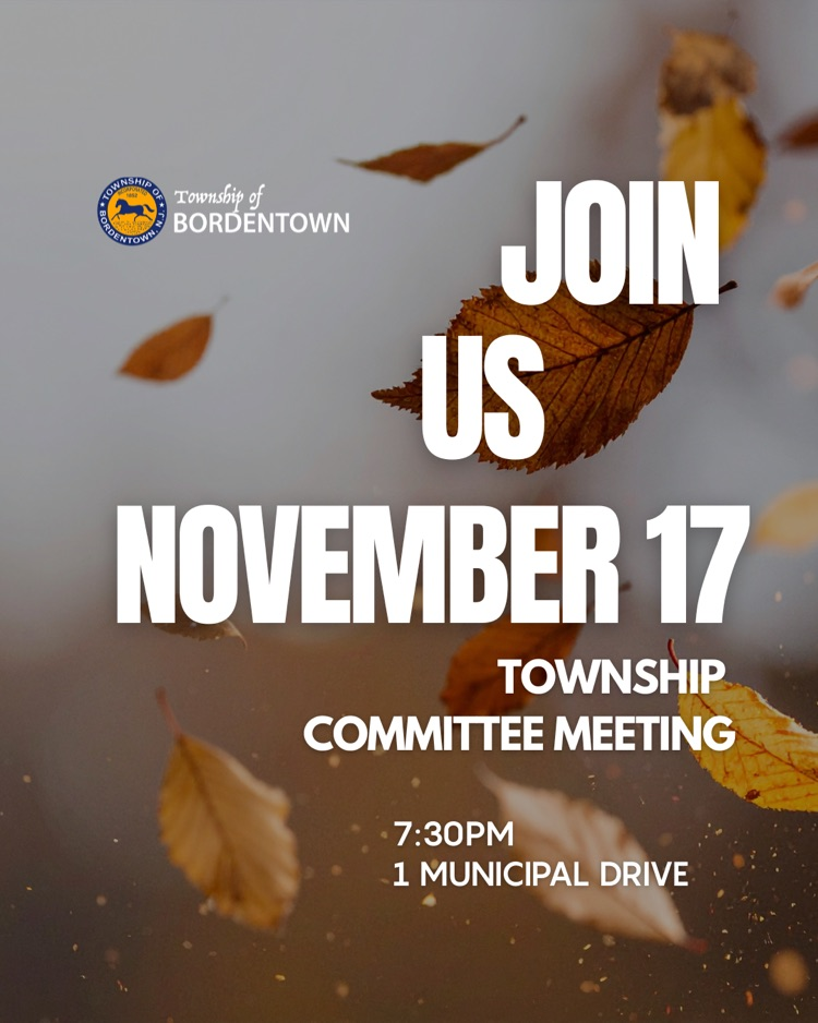 Township Committee Meeting 11/17