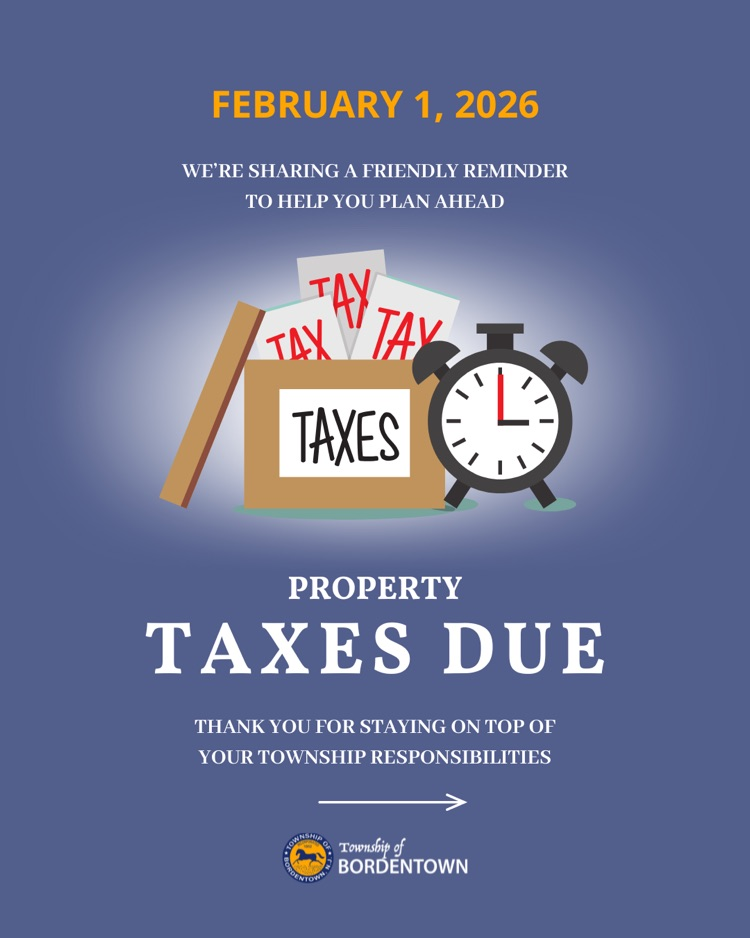 Property Taxes Due on 2/1