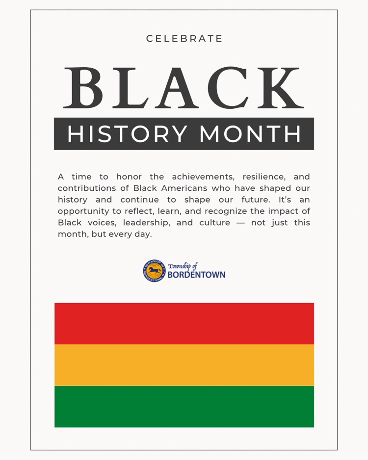 Bordentown Township Acknowledges Black History Month 