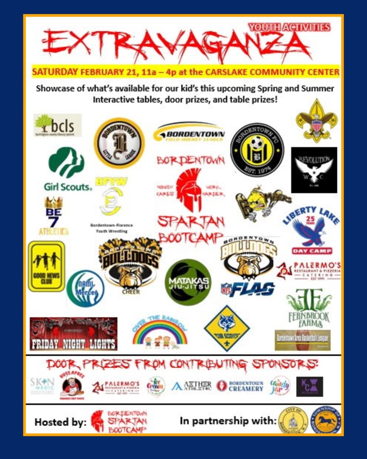 Youth Activities Extravaganza is this SATURDAY, 2/21