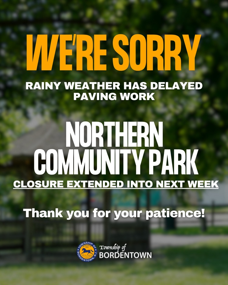 Northern Community Park Closure Extended into Next Week