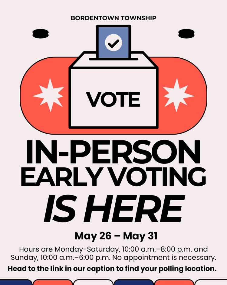 In-person early voting is here: May 26-May 31