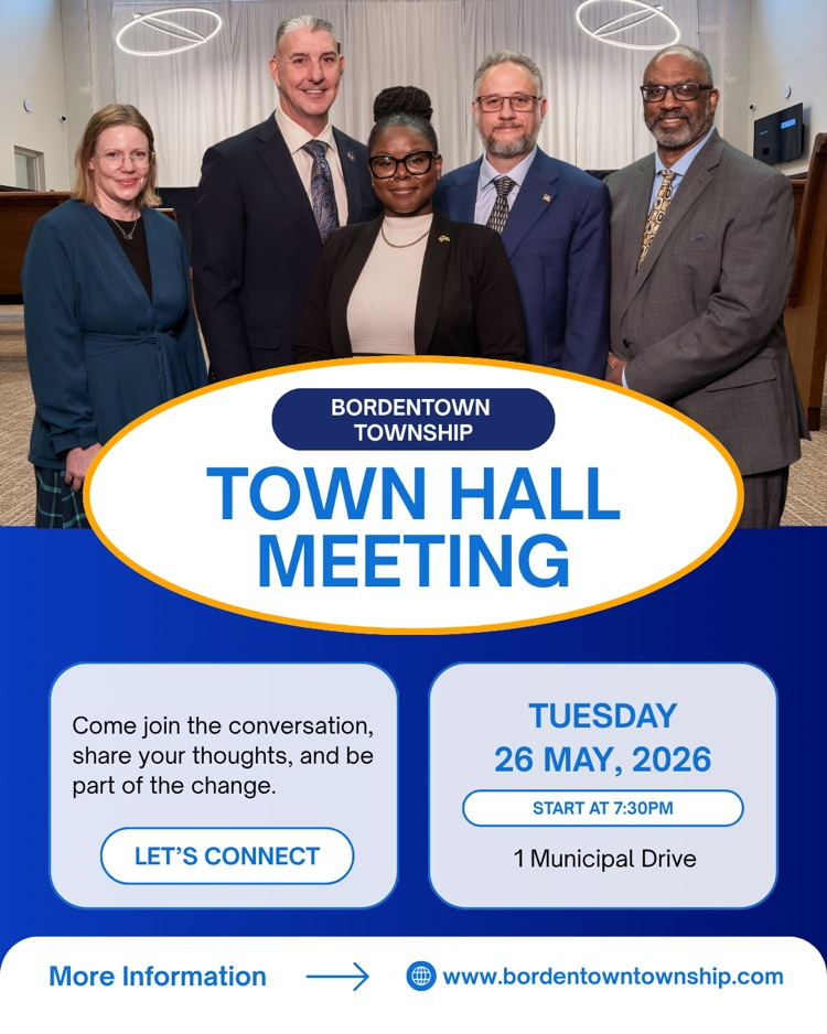 Township Committee Meeting is TONIGHT, 5/26
