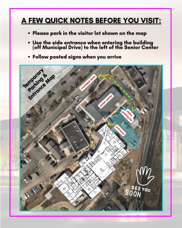 Please view this map of our New Municipal Building before you visit